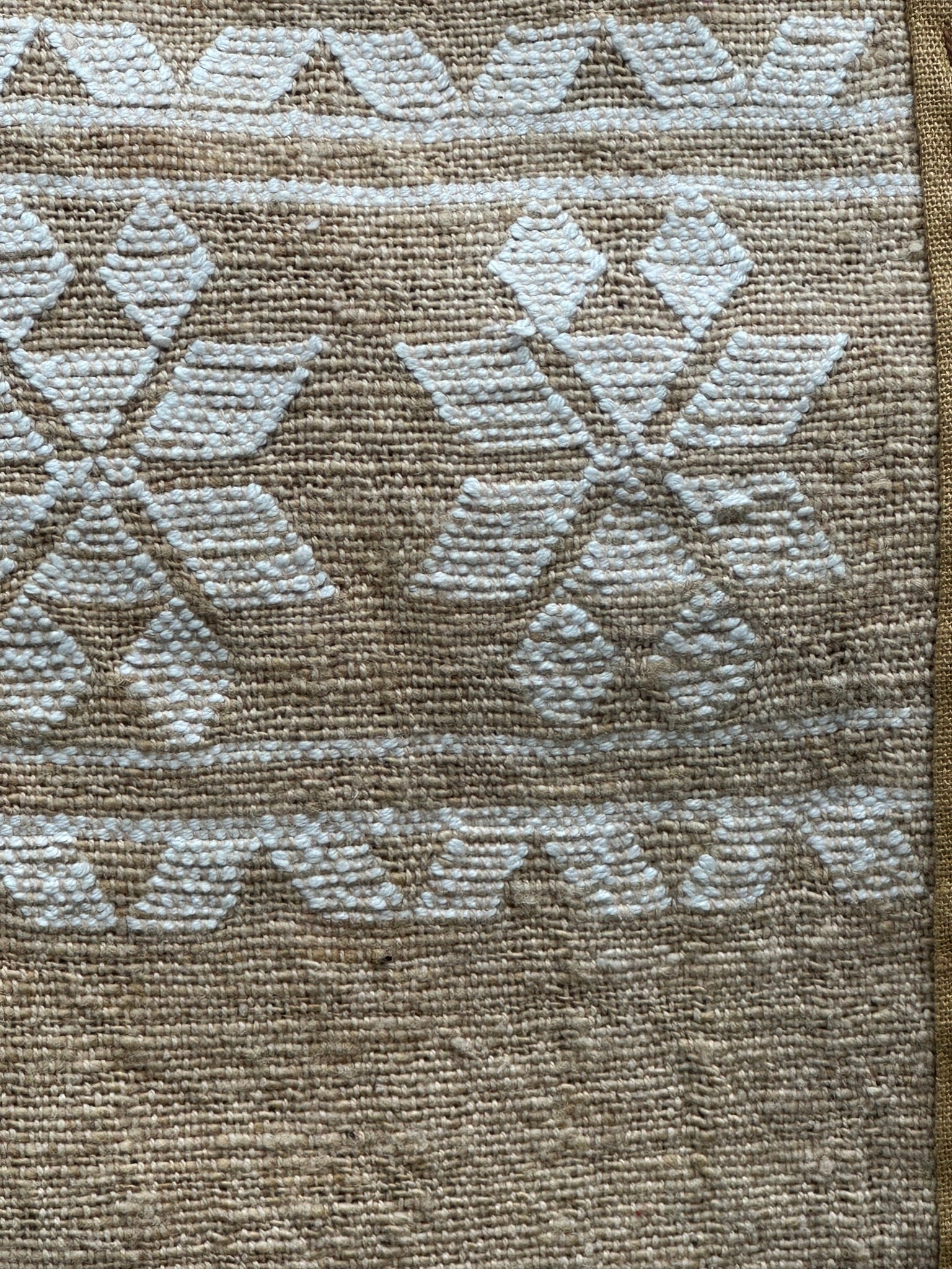 Huipil de lino, seda y coyuchi.