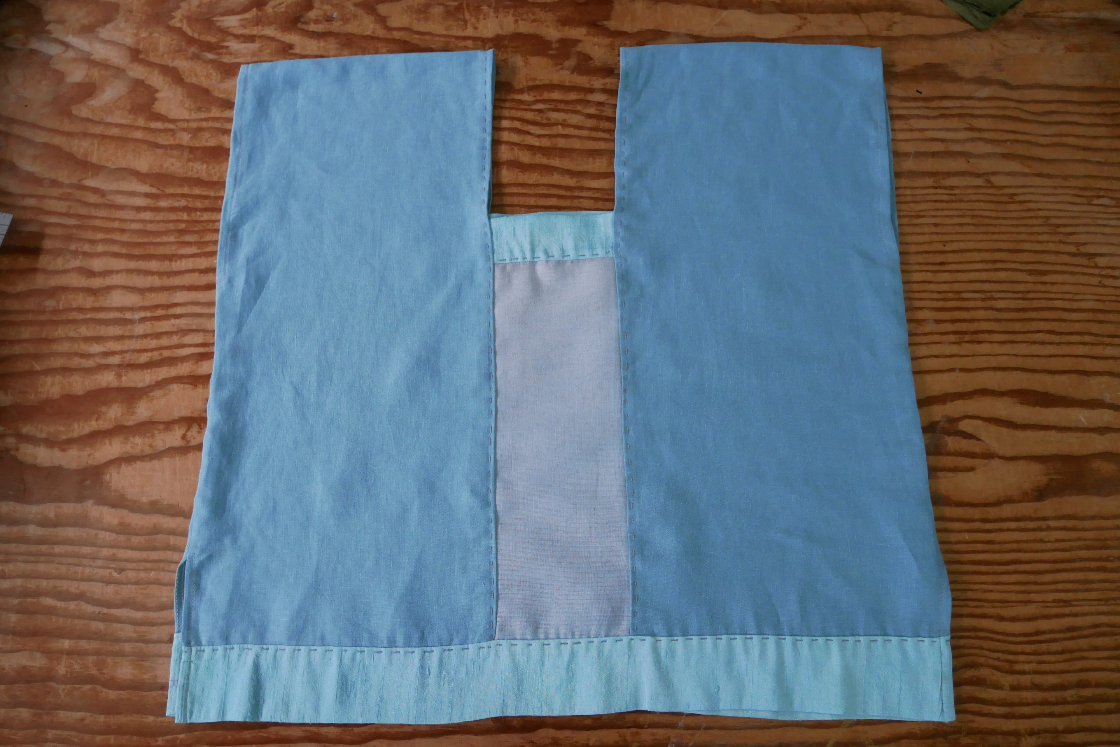 Conjunto Huipil azul cielo.