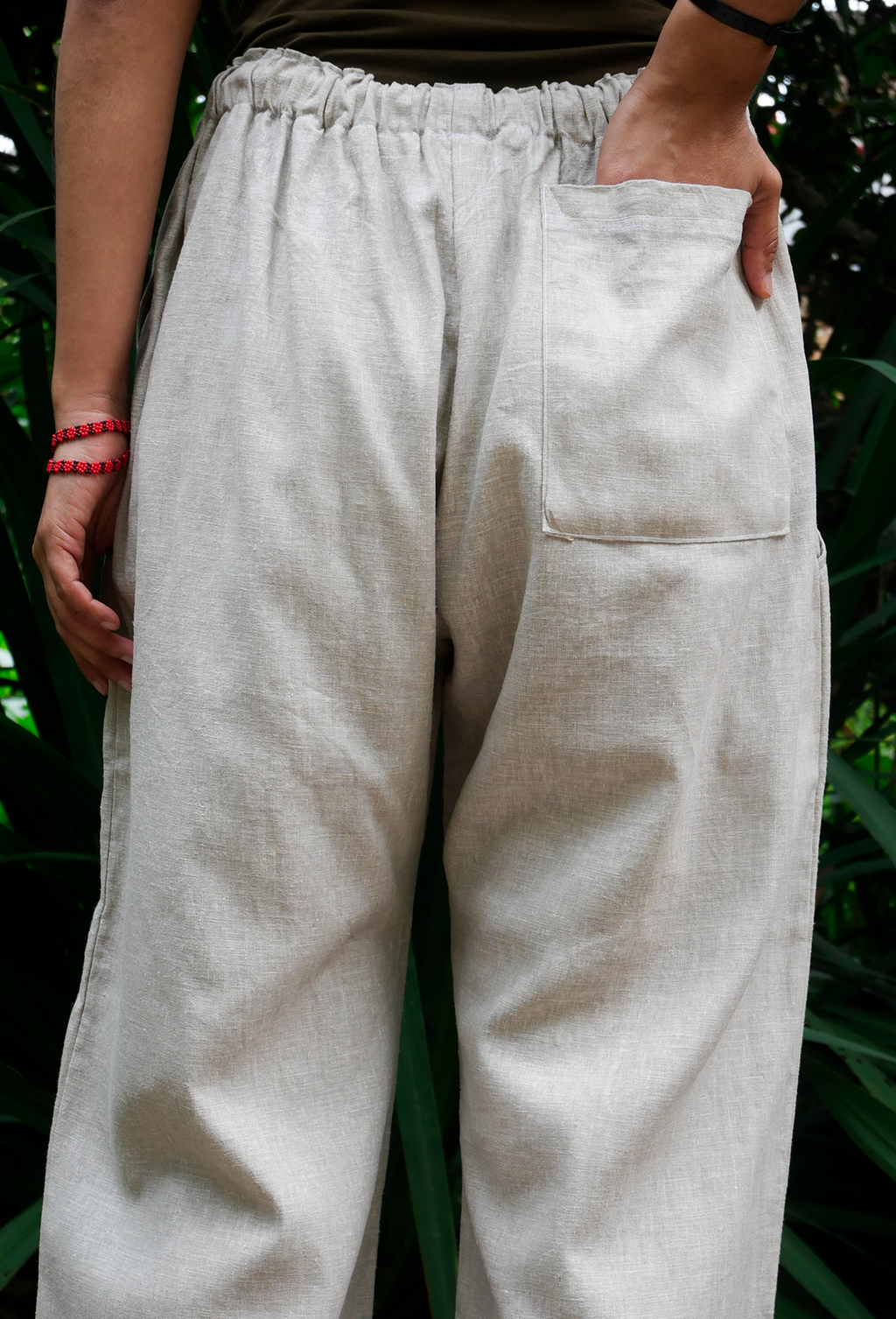 Pantalón de lino orgánico.
