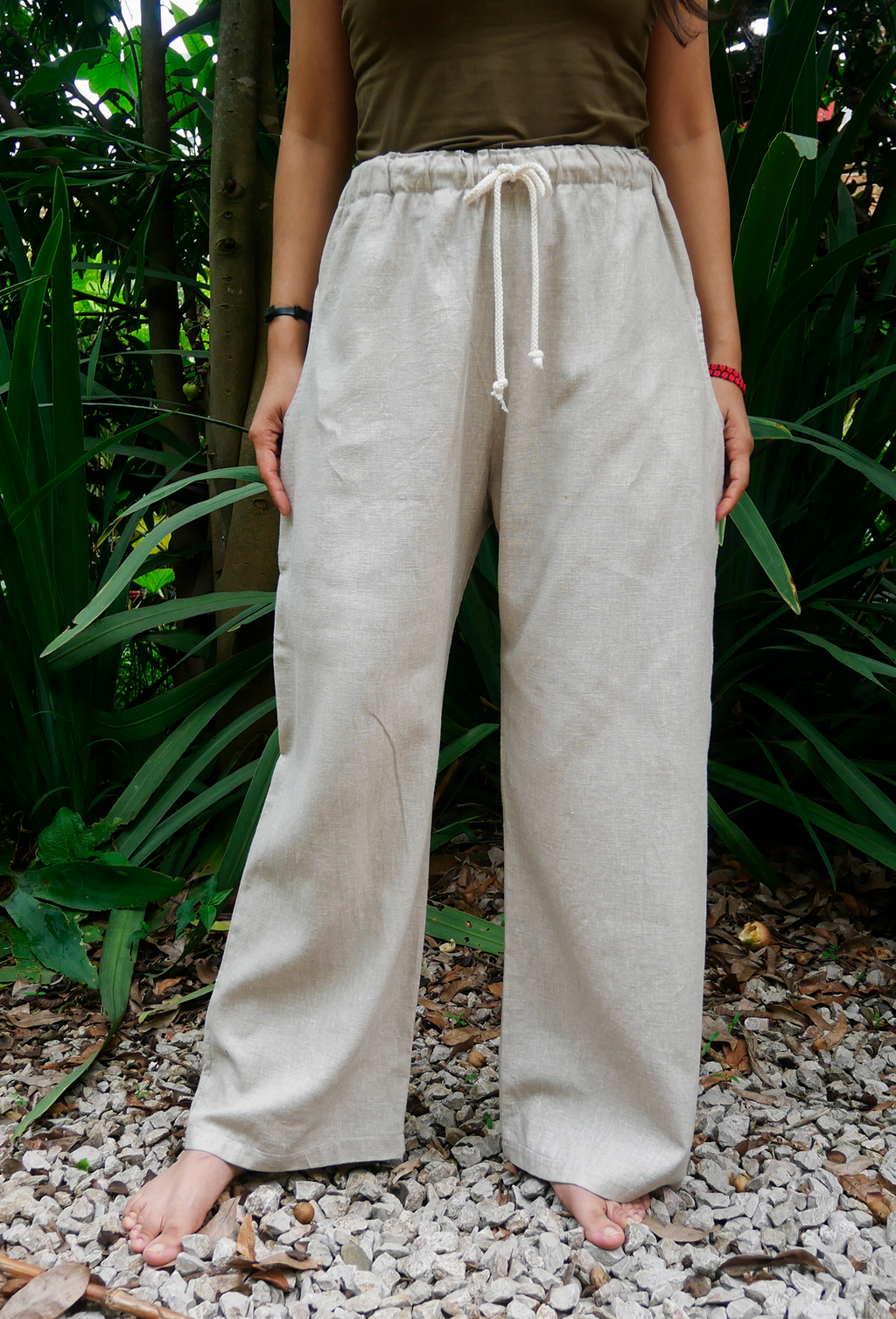 Pantalón de lino orgánico.