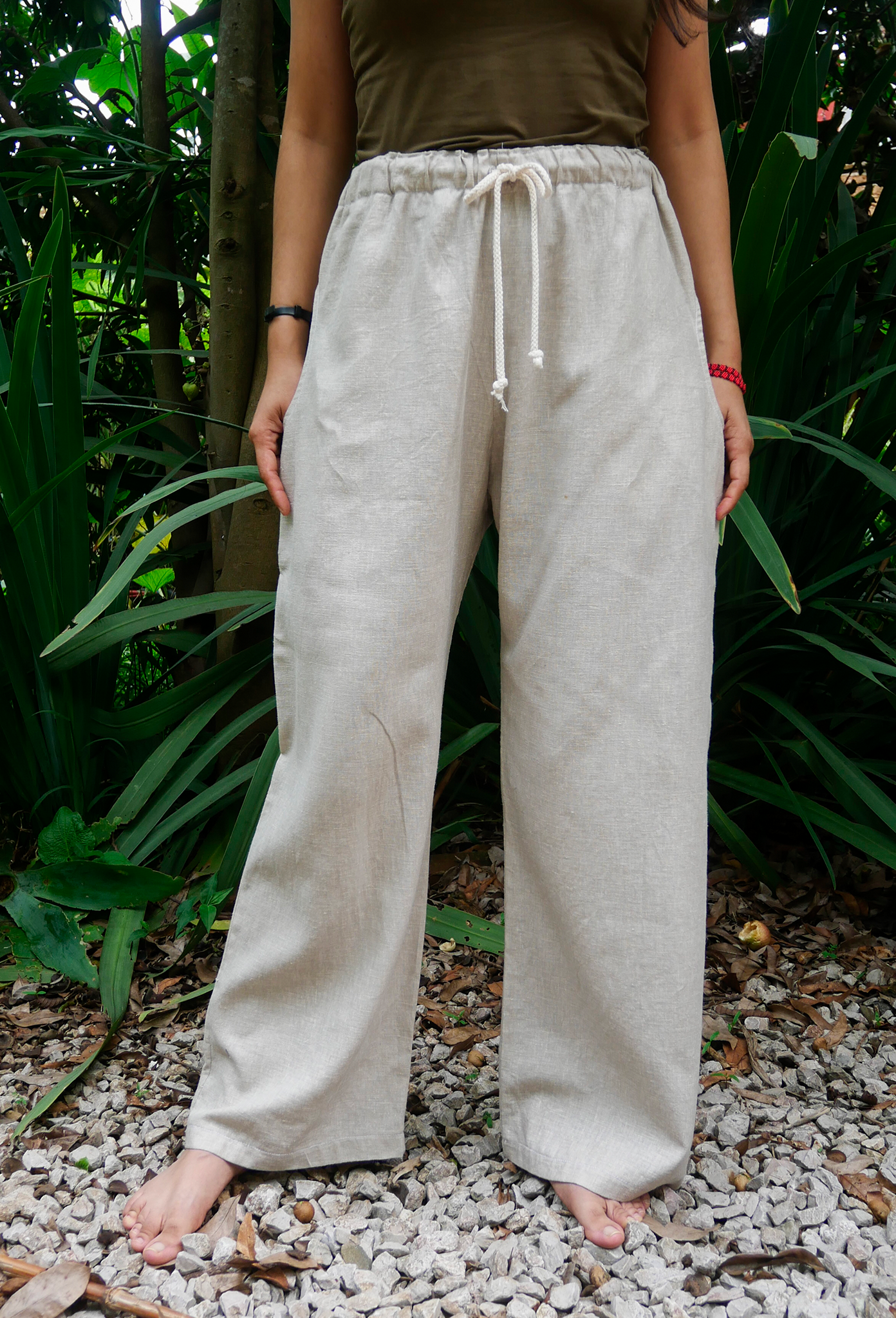 Pantalón de lino orgánico.